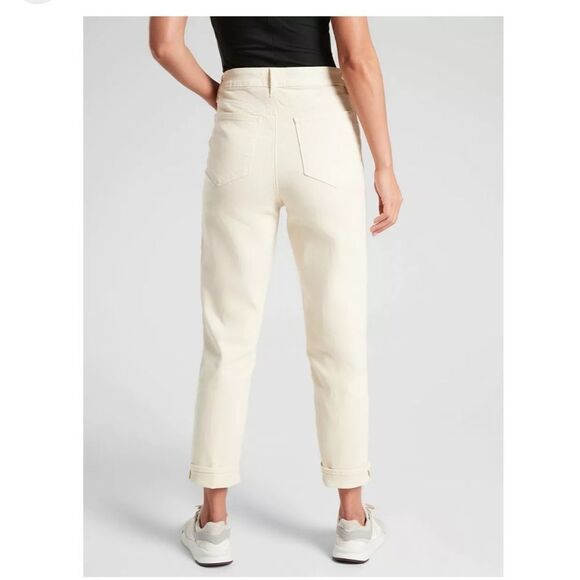 Athleta Flex Straight Leg Ankle Jean in Bone SIZE 6P # 530624 - Picture 3 of 10